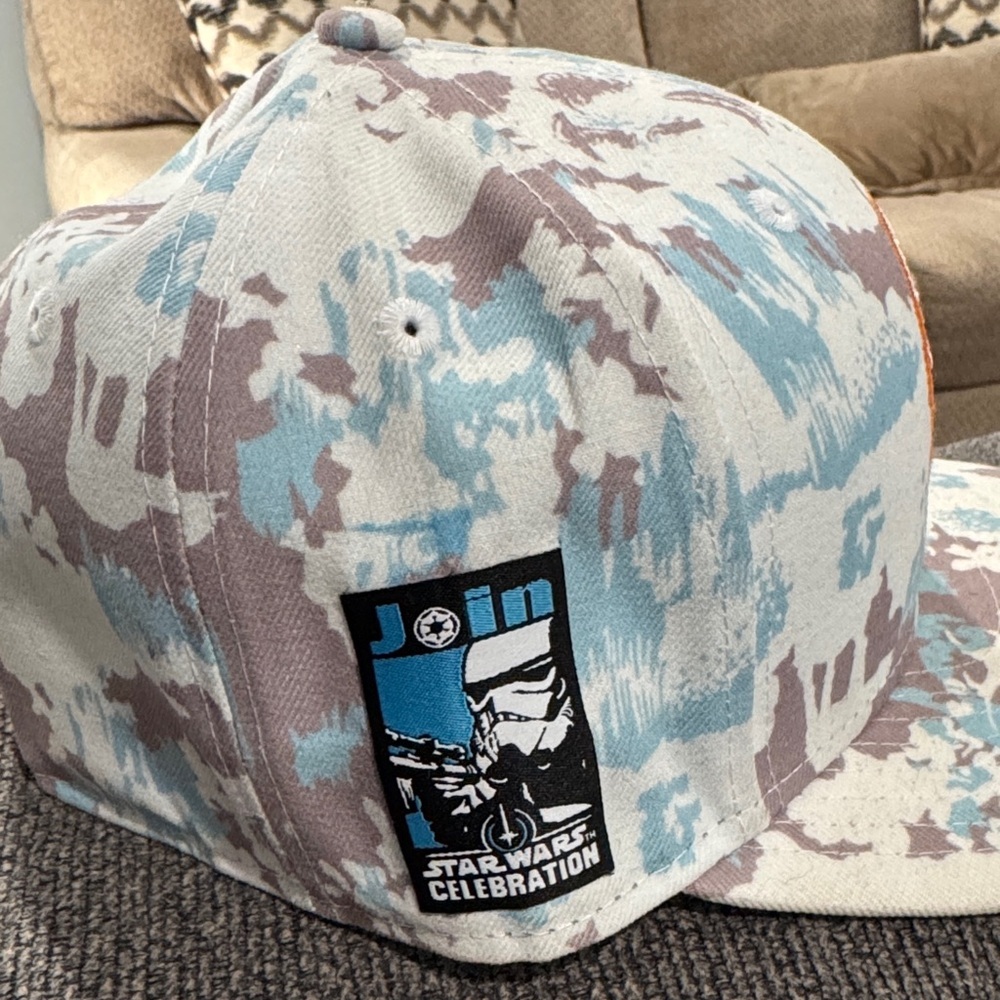Star Wars Rogue Leader Echo Base Hat - Blue, Gray, Orange - Picture 2 of 8